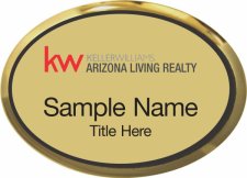 (image for) Keller Williams - Arizona Living Realty Oval Executive Gold badge