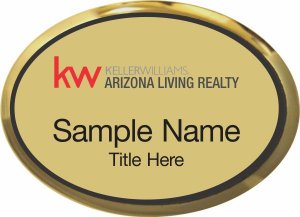 (image for) Keller Williams - Arizona Living Realty Oval Executive Gold badge