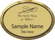 (image for) the Quilt Shop At Miller's Oval Executive Gold badge