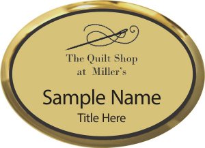 (image for) the Quilt Shop At Miller\'s Oval Executive Gold badge