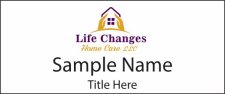 (image for) Life Changes Home Care LLC Standard White Square Corner badge