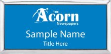 (image for) The Acorn Newspaper Executive Silver Blue Badge