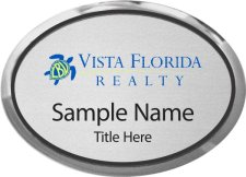 (image for) Vista Florida Realty Oval Executive Silver badge