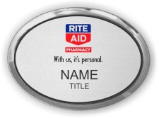 (image for) Rite Aid Pharmacy Oval Executive Silver badge