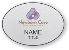 (image for) Newborn Care Training Academy Oval Silver badge