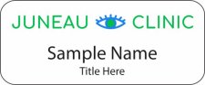 (image for) Juneau Eye Clinic Standard White badge