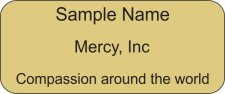 (image for) Mercy, Inc Standard Gold badge
