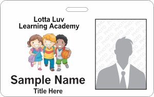 (image for) Lotta Luv Learning Academy Photo ID Horizontal badge