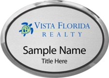 (image for) Vista Florida Realty Oval Executive Silver badge