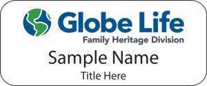 (image for) Globe Life Standard White badge