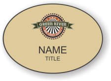 (image for) Green River URA/Main Street Oval Gold badge