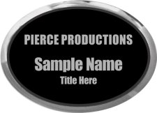 (image for) Pierce Productions Oval Executive Silver badge