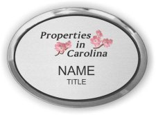 (image for) Properties in Carolina Oval Executive Silver badge