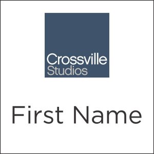 (image for) Crossville Studios Square White badge