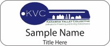 (image for) Kanawha Valley Collective Standard White badge