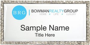 (image for) Bowman Realty Group Bling Silver badge