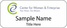 (image for) Center for Women & Enterprise Standard White badge