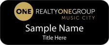 (image for) Realty One Group- Music City Standard Black badge