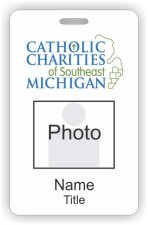 (image for) Catholic Charities of Southeast Michigan Photo ID Vertical badge