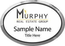 (image for) Murphy Real Estate Group Oval Executive Silver Other badge