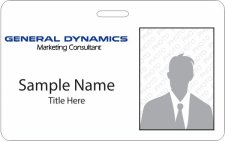 (image for) General Dynamics Photo ID Horizontal badge