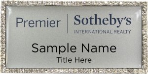 (image for) Premier Sotheby\'s International Realty Bling Silver badge