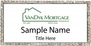 (image for) VanDyk Mortgage Bling Silver badge