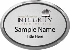 (image for) Integrity Builders Inc. Oval Executive Silver badge