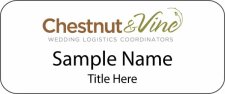 (image for) Chestnut & Vine, LLC Standard White badge