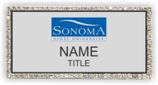 (image for) Sonoma State University Bling Silver badge