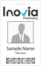 (image for) Inovia Pharmacy Barcode ID Vertical badge