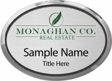 (image for) Monaghan Co. Real Estate Oval Executive Silver badge