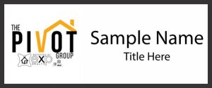 (image for) The PIVOT Group | eXp Realty Standard White Square Corner badge