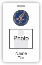 (image for) Department Of Human Service Photo ID Vertical badge