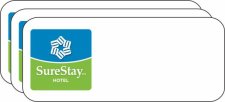 (image for) SureStay Hotel Standard White badge Logo Only - Pack Of 25