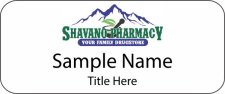 (image for) Shavano Pharmacy Standard White badge