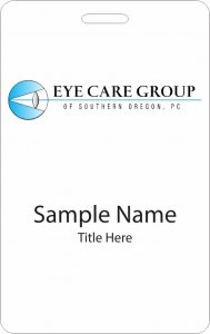 (image for) Eye Care Group of Southern Oregon ID Vertical badge