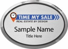 (image for) Time My Sale Realty Oval Executive Silver badge