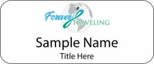 (image for) Forever Traveling Standard White badge