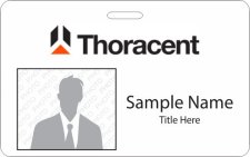 (image for) Thoracent, Inc. Photo ID Horizontal badge