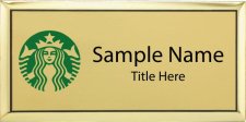 (image for) AAFES Starbucks Executive Gold badge