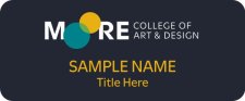 (image for) Moore College of Art & Design Standard Black badge