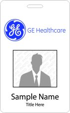 (image for) General Electric Health Photo ID Vertical badge