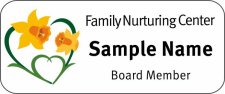 (image for) Family Nurturing Center Standard White badge