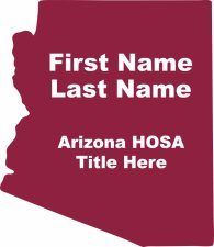 (image for) Arizona HOSA Custom Badge badge
