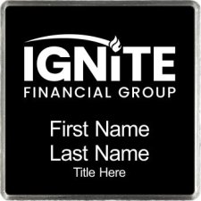 (image for) IGNiTE Financial Group Square Executive Black badge