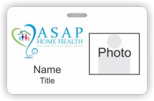 (image for) ASAP Home Health Photo ID Horizontal badge
