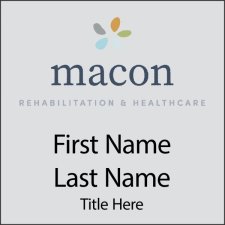 (image for) Macon Rehabilitation & Healthcare Square Silver badge