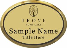 (image for) Trove Home Care Oval Executive Gold badge