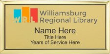 (image for) Williamsburg Regional Library Executive Gold badge